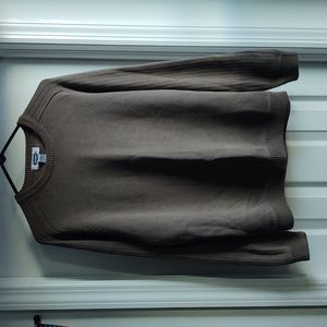 1999 Old Navy Olive Green Military like Warm Sweater Excellent Condition